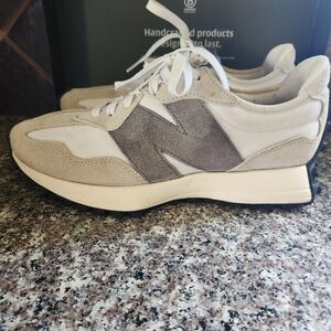 New Balance Gray and White Classic Sneakers